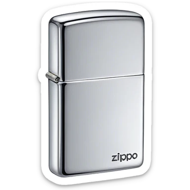 zippo ligjter sticker
