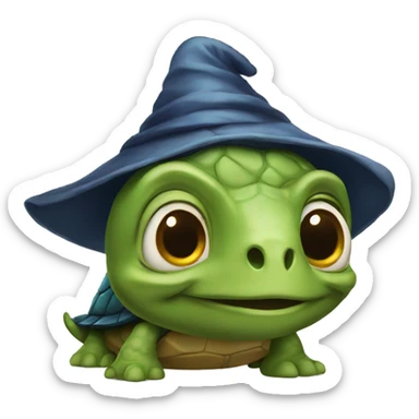 Wizard turtle sticker