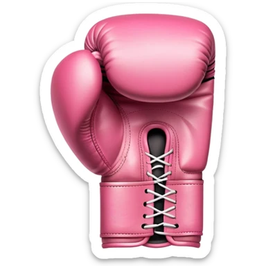 pink boxing glove sticker