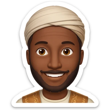 Kala mi'raj dirga laki laki sticker