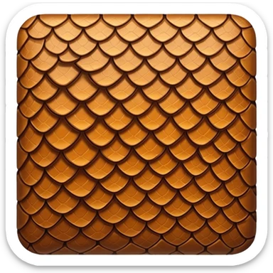 brown snake skin print sticker