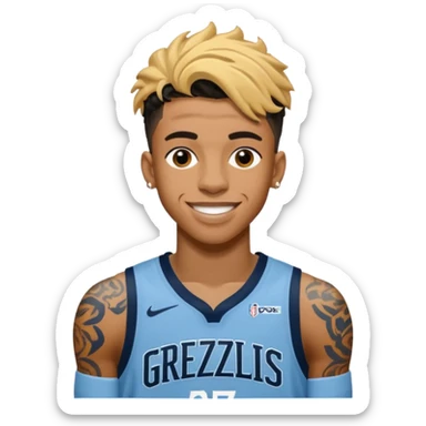 Ja Morant Grizzlies sticker