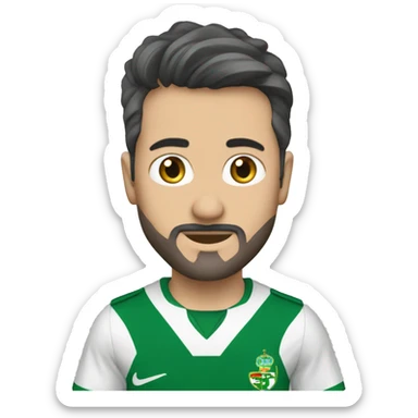 Hombre vestido del betis sticker