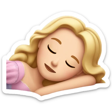 sleeping beauty sticker
