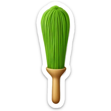 Matcha whisk sticker