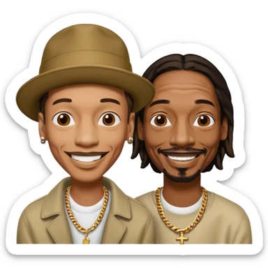 Wiz Khalifa and Snoop Dogg sticker