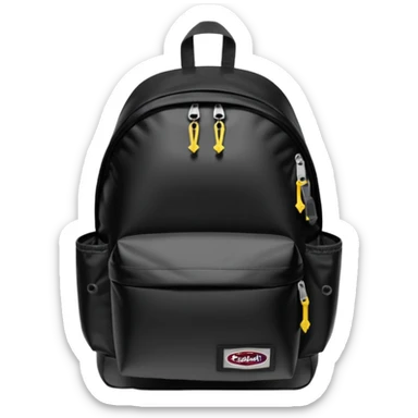 Sac à dos eastpak noir classique  sticker