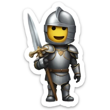 LA Knight with a micro  sticker