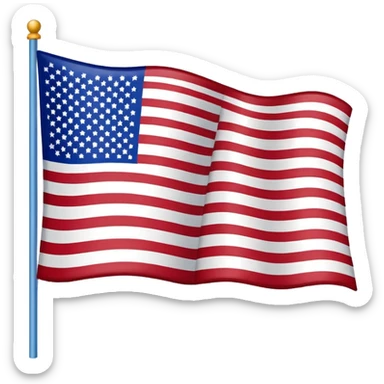 UNITED STATES FLAG sticker