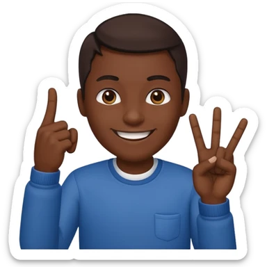 😊🖕🏽 sticker