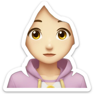 anime girl cry sticker