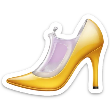 high heels perfume sticker