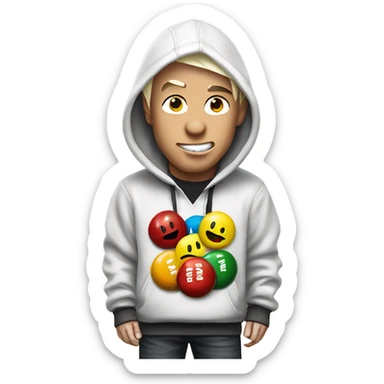 ￼ Eminem as an￼ m&m sticker