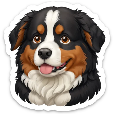 Bernese mountain dog sticker