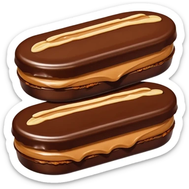 chocotejas ovaladas sticker