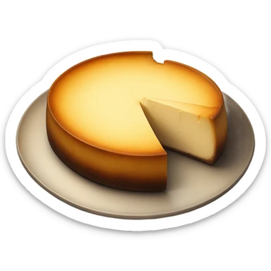 Burnt basque cheesecake sticker