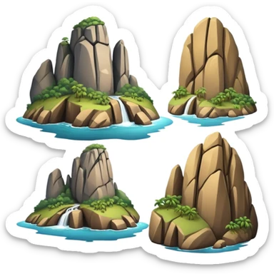 cinematic-realistic-guatapé-rock-emoji colombia sticker