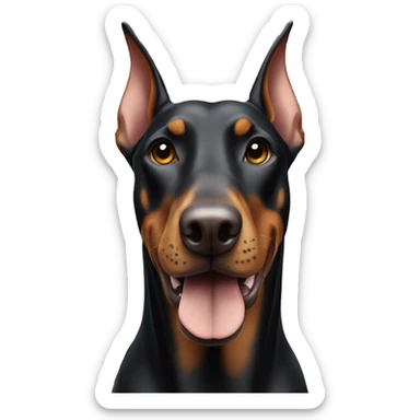 Doberman sticker