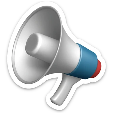 megaphone sticker