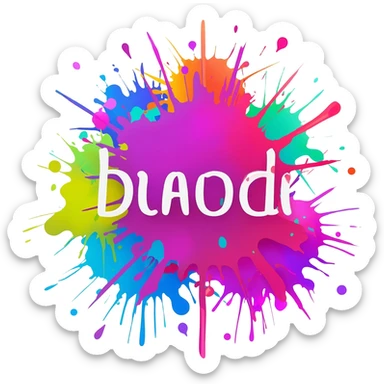 Holi stickers from picture sticker