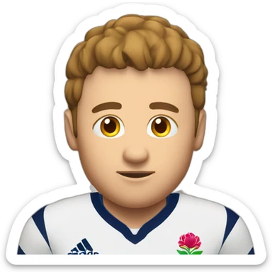 rugby player in the scrum sticker