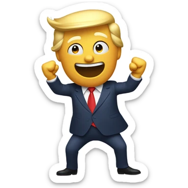 donald trump dance sticker
