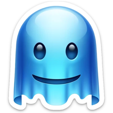 Pac-Man ghost sticker