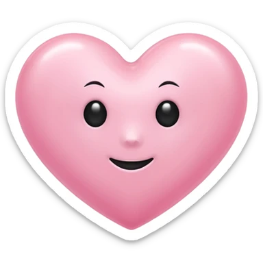  pastel pink heart Halloween sticker