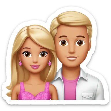 Barbie ken sticker