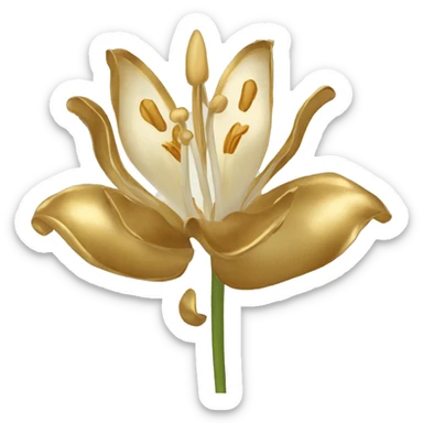 gilded lily sticker