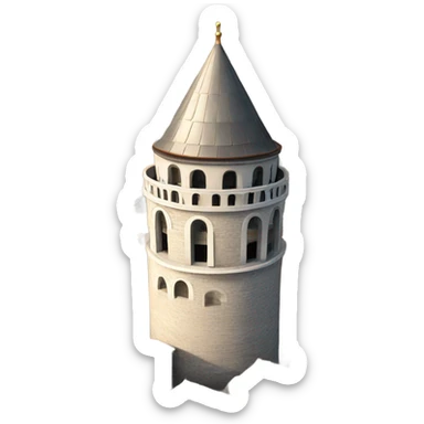 galata tower sticker
