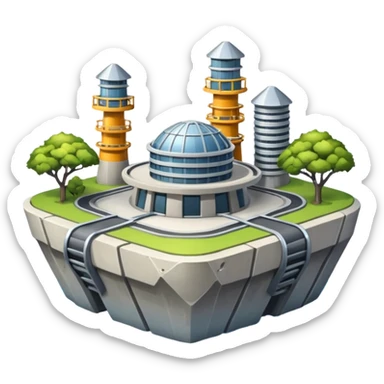 island infrastructure  sticker