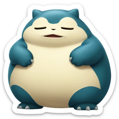 snorlax pokémon sticker