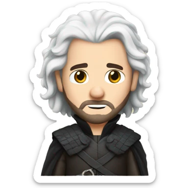 Jon snow sticker