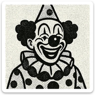 clown sticker