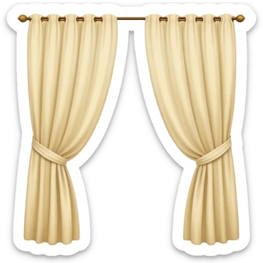 curtains sticker