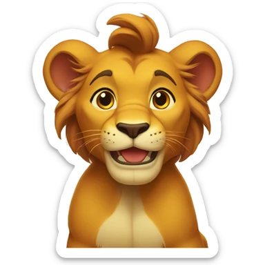 Simba sticker