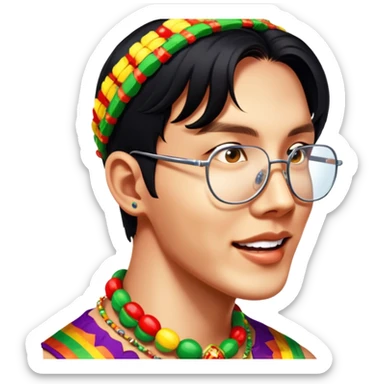 Joyful Reveler sticker