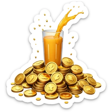 juiced in money sticker