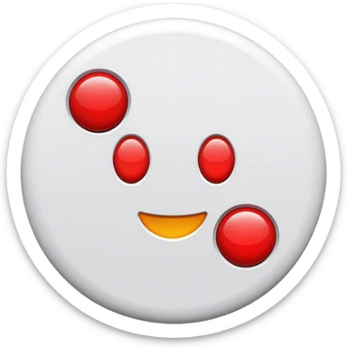 een geveriefierde icon in het wit net als op youtube  sticker