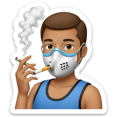 Smoking a noz tank sticker