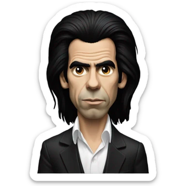 dancing disco Nick Cave sticker