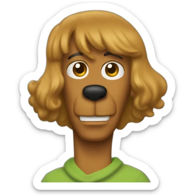 scooby doo shaggy sticker