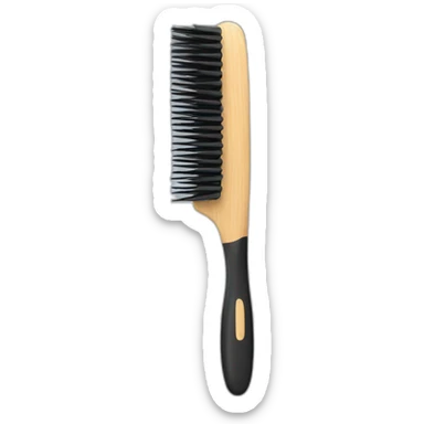 Brosse à cheveux sticker