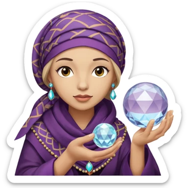 fortune teller sticker