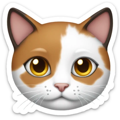 calico cat sticker