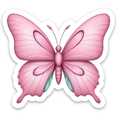Nœud de papillon rose pastel sticker
