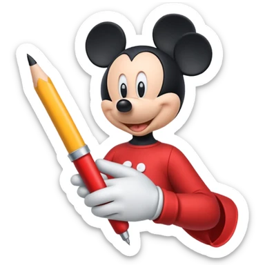 mac os icon hand mickey mouse sticker