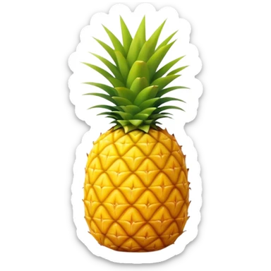 pineapple cool sticker