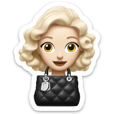 A lady Dior  sticker